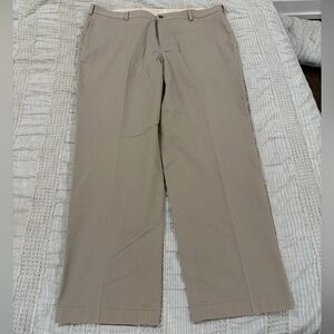 Brooks Brothers Advantage Chino Clark Men’s 40x32 Khaki Pleated Cotton GUC
